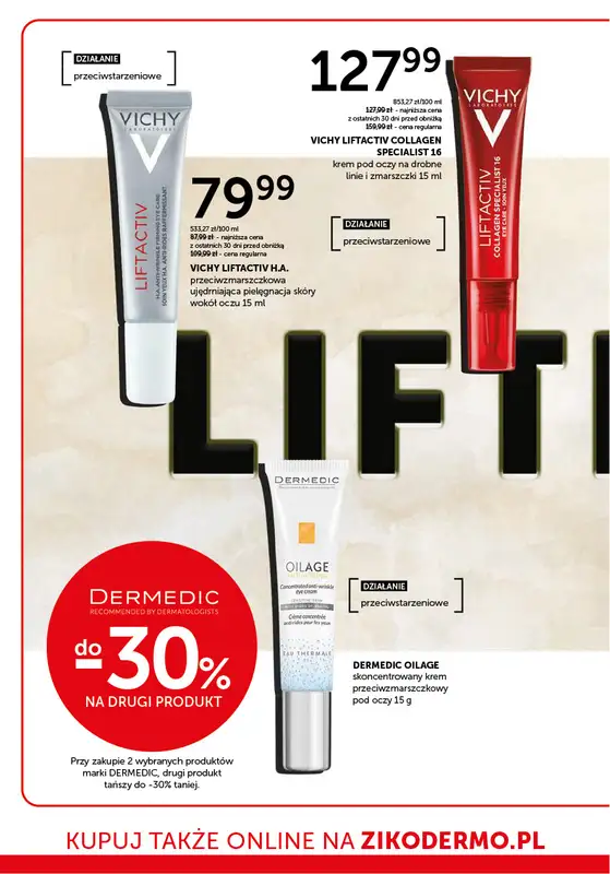 Ziko Dermo - gazetka promocyjna Zrównoważona pielęgnacja od czwartku 30.10 do środy 12.11 - strona 14