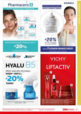 Ziko Dermo - gazetka promocyjna Zrównoważona pielęgnacja od czwartku 30.10 do środy 12.11 - strona 13