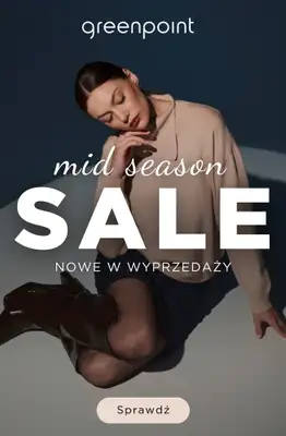 Greenpoint - gazetka promocyjna Nowe w wyprzedaży! od poniedziałku 27.10  Greenpoint - gazetka promocyjna Nowe w wyprzedaży! od poniedziałku 27.10