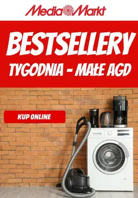 Media Markt - gazetka promocyjna Bestsellery tygodnia - małe AGD od poniedziałku 27.10 do środy 05.11 Media Markt - gazetka promocyjna Bestsellery tygodnia - małe AGD od poniedziałku 27.10 do środy 05.11