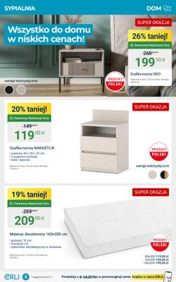 Materac dwustronny 160x200 cm