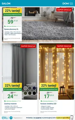 Erli - gazetka promocyjna SUPER OKAZJE - Meble oraz małe AGD! od wtorku 28.10 do niedzieli 02.11 - strona 7 Erli - gazetka promocyjna SUPER OKAZJE - Meble oraz małe AGD! od wtorku 28.10 do niedzieli 02.11 - strona 7