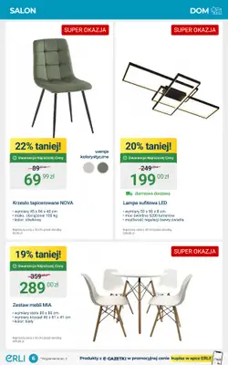 Erli - gazetka promocyjna SUPER OKAZJE - Meble oraz małe AGD! od wtorku 28.10 do niedzieli 02.11 - strona 6 Erli - gazetka promocyjna SUPER OKAZJE - Meble oraz małe AGD! od wtorku 28.10 do niedzieli 02.11 - strona 6
