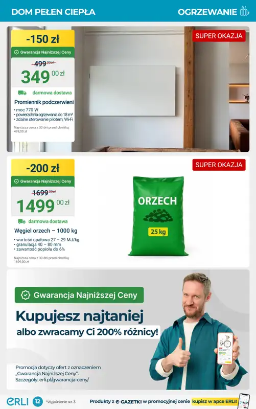 Erli - gazetka promocyjna SUPER OKAZJE - Meble oraz małe AGD! od wtorku 28.10 do niedzieli 02.11 - strona 12