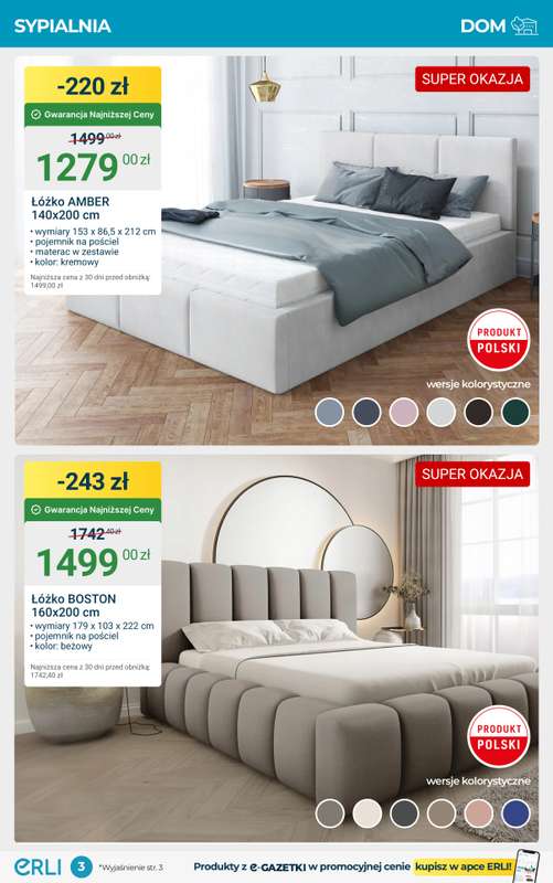 Erli - gazetka promocyjna SUPER OKAZJE - Meble oraz małe AGD! od wtorku 28.10 do niedzieli 02.11 - strona 3
