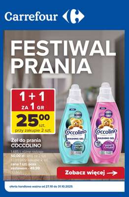 Carrefour - gazetka promocyjna Festiwal PRANIA od wtorku 28.10 do piątku 31.10