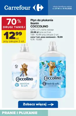 Carrefour - gazetka promocyjna Festiwal PRANIA od wtorku 28.10 do piątku 31.10 - strona 3 Carrefour - gazetka promocyjna Festiwal PRANIA od wtorku 28.10 do piątku 31.10 - strona 3
