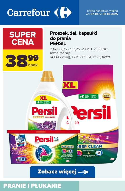 Carrefour - gazetka promocyjna Festiwal PRANIA od wtorku 28.10 do pi膮tku 31.10 - strona 2 Carrefour - gazetka promocyjna Festiwal PRANIA od wtorku 28.10 do pi膮tku 31.10 - strona 2