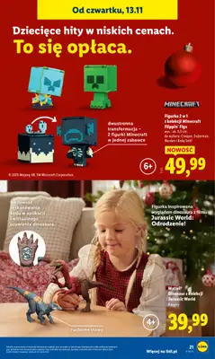 Lidl - gazetka promocyjna Katalog Zabawki od poniedziałku 03.11 do środy 24.12 - strona 21 Lidl - gazetka promocyjna Katalog Zabawki od poniedziałku 03.11 do środy 24.12 - strona 21