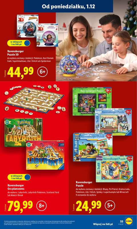 Lidl - gazetka promocyjna Katalog Zabawki  do 艣rody 24.12 - strona 55 Lidl - gazetka promocyjna Katalog Zabawki  do 艣rody 24.12 - strona 55