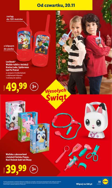 Lidl - gazetka promocyjna Katalog Zabawki  do środy 24.12 - strona 33
