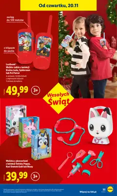 Lidl - gazetka promocyjna Katalog Zabawki od poniedziałku 03.11 do środy 24.12 - strona 33 Lidl - gazetka promocyjna Katalog Zabawki od poniedziałku 03.11 do środy 24.12 - strona 33
