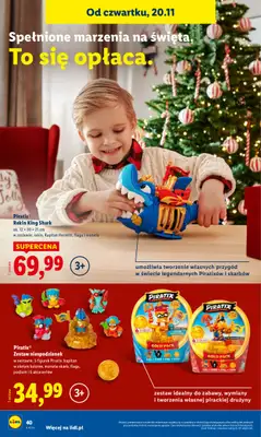 Lidl - gazetka promocyjna Katalog Zabawki od poniedziałku 03.11 do środy 24.12 - strona 40 Lidl - gazetka promocyjna Katalog Zabawki od poniedziałku 03.11 do środy 24.12 - strona 40