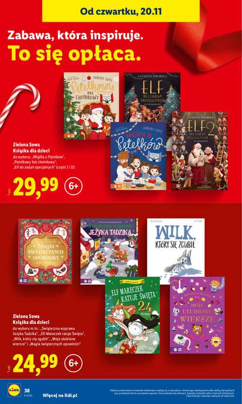 Lidl - gazetka promocyjna Katalog Zabawki  do środy 24.12 - strona 38