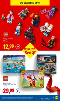 Lidl - gazetka promocyjna Katalog Zabawki od poniedziałku 03.11 do środy 24.12 - strona 41 Lidl - gazetka promocyjna Katalog Zabawki od poniedziałku 03.11 do środy 24.12 - strona 41
