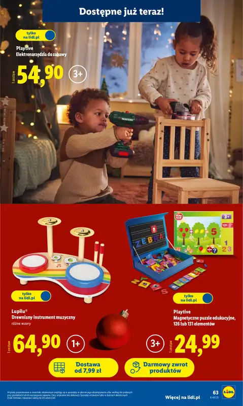 Lidl - gazetka promocyjna Katalog Zabawki od poniedziałku 03.11 do środy 24.12 - strona 63