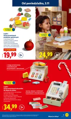Lidl - gazetka promocyjna Katalog Zabawki od poniedziałku 03.11 do środy 24.12 - strona 7 Lidl - gazetka promocyjna Katalog Zabawki od poniedziałku 03.11 do środy 24.12 - strona 7