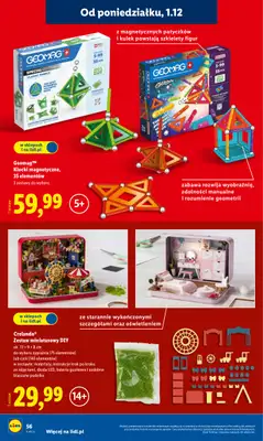 Lidl - gazetka promocyjna Katalog Zabawki od poniedziałku 03.11 do środy 24.12 - strona 56 Lidl - gazetka promocyjna Katalog Zabawki od poniedziałku 03.11 do środy 24.12 - strona 56