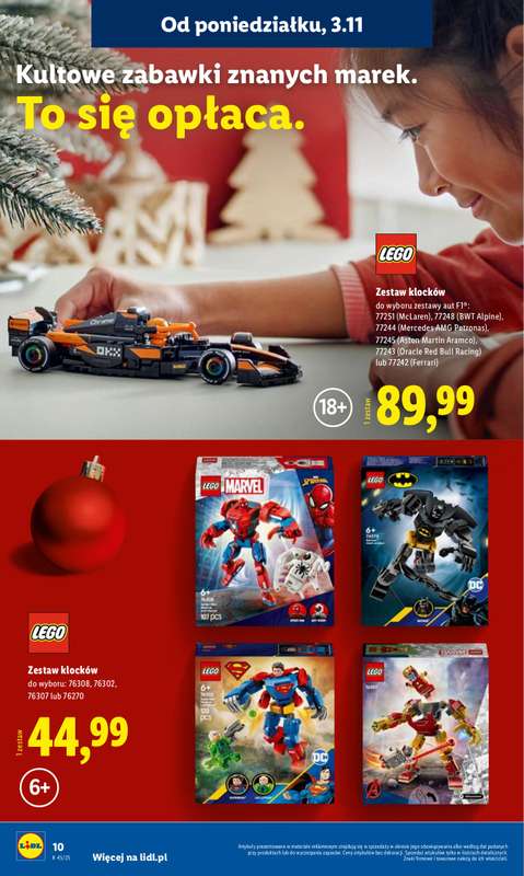 Lidl - gazetka promocyjna Katalog Zabawki od poniedzia艂ku 03.11 do 艣rody 24.12 - strona 10 Lidl - gazetka promocyjna Katalog Zabawki od poniedzia艂ku 03.11 do 艣rody 24.12 - strona 10