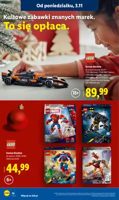 Lidl - gazetka promocyjna Katalog Zabawki od poniedziałku 03.11 do środy 24.12 - strona 10 Lidl - gazetka promocyjna Katalog Zabawki od poniedziałku 03.11 do środy 24.12 - strona 10