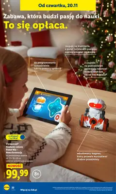Lidl - gazetka promocyjna Katalog Zabawki od poniedziałku 03.11 do środy 24.12 - strona 22 Lidl - gazetka promocyjna Katalog Zabawki od poniedziałku 03.11 do środy 24.12 - strona 22