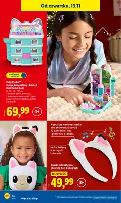 Lidl - gazetka promocyjna Katalog Zabawki od poniedziałku 03.11 do środy 24.12 - strona 14 Lidl - gazetka promocyjna Katalog Zabawki od poniedziałku 03.11 do środy 24.12 - strona 14