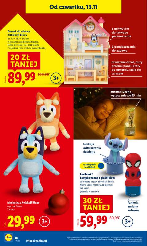 Lidl - gazetka promocyjna Katalog Zabawki  do 艣rody 24.12 - strona 18 Lidl - gazetka promocyjna Katalog Zabawki  do 艣rody 24.12 - strona 18