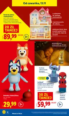 Lidl - gazetka promocyjna Katalog Zabawki od poniedziałku 03.11 do środy 24.12 - strona 18 Lidl - gazetka promocyjna Katalog Zabawki od poniedziałku 03.11 do środy 24.12 - strona 18