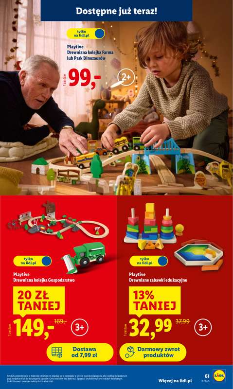 Lidl - gazetka promocyjna Katalog Zabawki  do środy 24.12 - strona 61