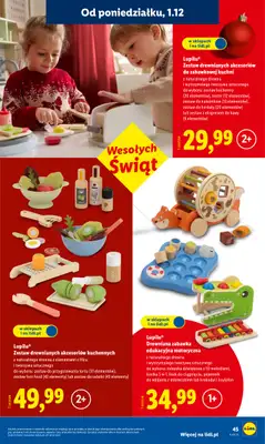 Lidl - gazetka promocyjna Katalog Zabawki od poniedziałku 03.11 do środy 24.12 - strona 45 Lidl - gazetka promocyjna Katalog Zabawki od poniedziałku 03.11 do środy 24.12 - strona 45