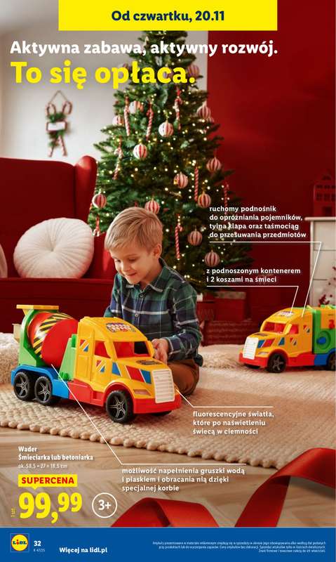 Lidl - gazetka promocyjna Katalog Zabawki od poniedzia艂ku 03.11 do 艣rody 24.12 - strona 32 Lidl - gazetka promocyjna Katalog Zabawki od poniedzia艂ku 03.11 do 艣rody 24.12 - strona 32