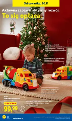 Lidl - gazetka promocyjna Katalog Zabawki od poniedziałku 03.11 do środy 24.12 - strona 32 Lidl - gazetka promocyjna Katalog Zabawki od poniedziałku 03.11 do środy 24.12 - strona 32