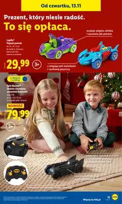 Lidl - gazetka promocyjna Katalog Zabawki od poniedziałku 03.11 do środy 24.12 - strona 13 Lidl - gazetka promocyjna Katalog Zabawki od poniedziałku 03.11 do środy 24.12 - strona 13