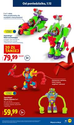 Lidl - gazetka promocyjna Katalog Zabawki  do środy 24.12 - strona 49