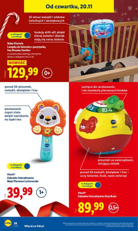 Lidl - gazetka promocyjna Katalog Zabawki  do 艣rody 24.12 - strona 28 Lidl - gazetka promocyjna Katalog Zabawki  do 艣rody 24.12 - strona 28