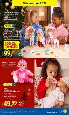 Lidl - gazetka promocyjna Katalog Zabawki od poniedziałku 03.11 do środy 24.12 - strona 29 Lidl - gazetka promocyjna Katalog Zabawki od poniedziałku 03.11 do środy 24.12 - strona 29