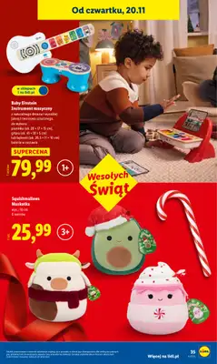 Lidl - gazetka promocyjna Katalog Zabawki od poniedziałku 03.11 do środy 24.12 - strona 35 Lidl - gazetka promocyjna Katalog Zabawki od poniedziałku 03.11 do środy 24.12 - strona 35