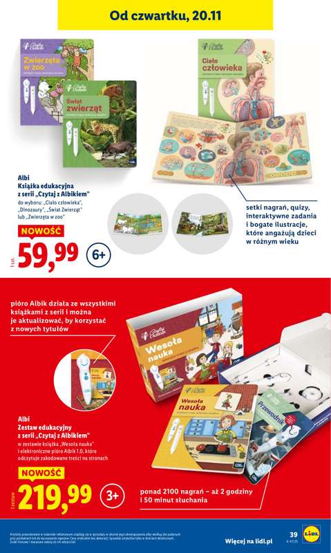 Lidl - gazetka promocyjna Katalog Zabawki  do 艣rody 24.12 - strona 39 Lidl - gazetka promocyjna Katalog Zabawki  do 艣rody 24.12 - strona 39