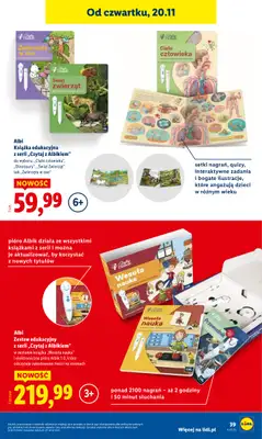 Lidl - gazetka promocyjna Katalog Zabawki od poniedziałku 03.11 do środy 24.12 - strona 39 Lidl - gazetka promocyjna Katalog Zabawki od poniedziałku 03.11 do środy 24.12 - strona 39