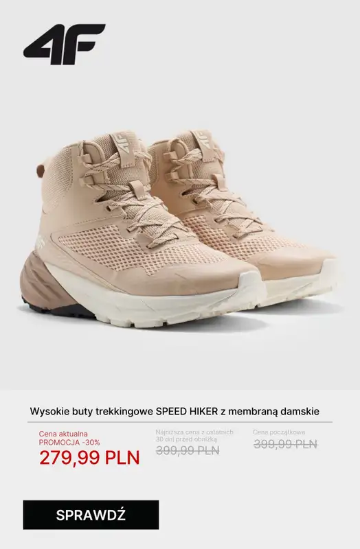 4F - gazetka promocyjna Wygodne buty trekkingowe na każdą wyprawę   - strona 2