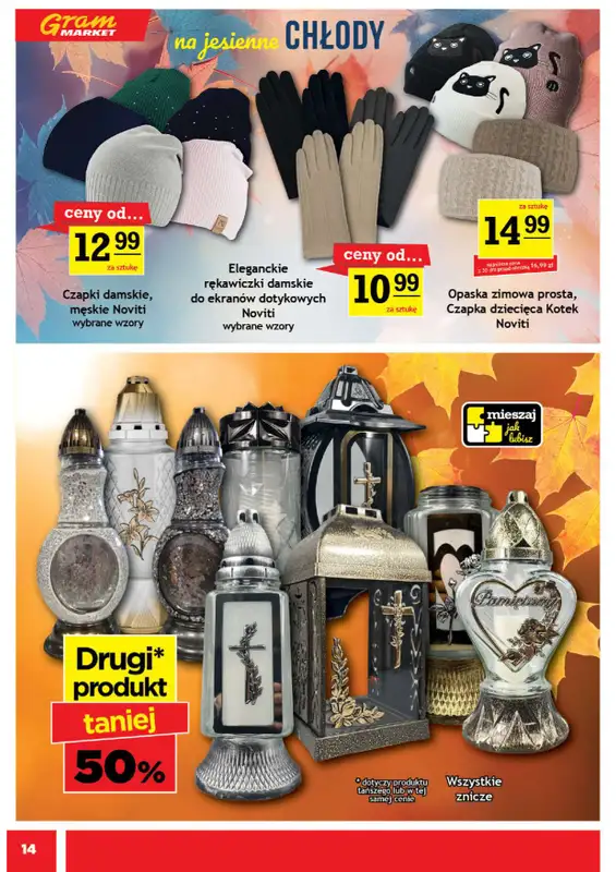 Gram Market - gazetka promocyjna Gazetka od środy 29.10 do wtorku 04.11 - strona 14