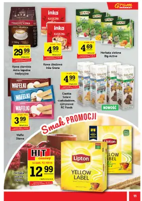 Gram Market - gazetka promocyjna Gazetka od środy 29.10 do wtorku 04.11 - strona 11 Gram Market - gazetka promocyjna Gazetka od środy 29.10 do wtorku 04.11 - strona 11