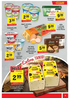 Gram Market - gazetka promocyjna Gazetka od środy 29.10 do wtorku 04.11 - strona 5 Gram Market - gazetka promocyjna Gazetka od środy 29.10 do wtorku 04.11 - strona 5
