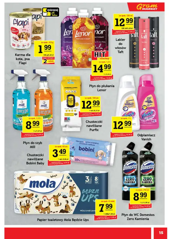 Gram Market - gazetka promocyjna Gazetka od środy 29.10 do wtorku 04.11 - strona 15