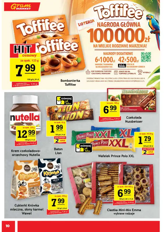 Gram Market - gazetka promocyjna Gazetka od środy 29.10 do wtorku 04.11 - strona 10