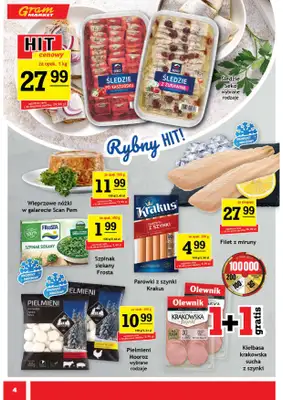 Gram Market - gazetka promocyjna Gazetka od środy 29.10 do wtorku 04.11 - strona 4 Gram Market - gazetka promocyjna Gazetka od środy 29.10 do wtorku 04.11 - strona 4