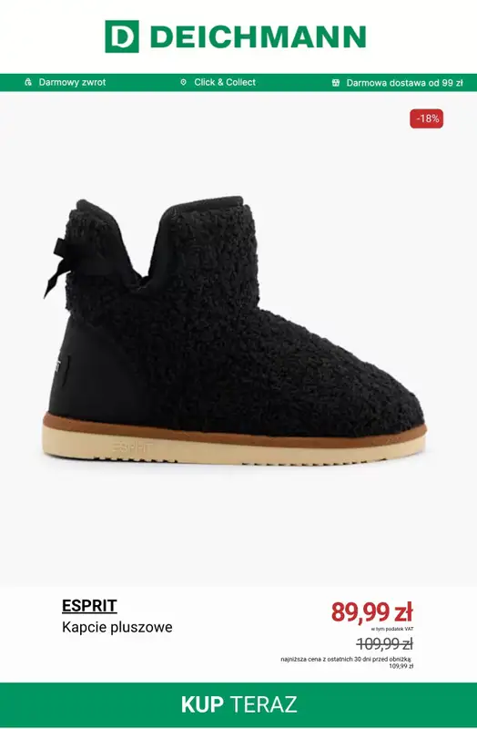 Deichmann - gazetka promocyjna Buty damskie na wyprzedaży od poniedziałku 27.10 do poniedziałku 03.11 - strona 4