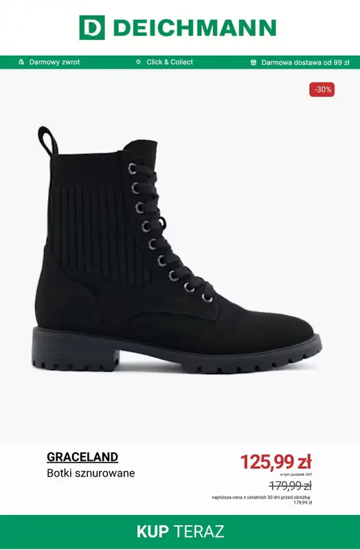 Deichmann - gazetka promocyjna Buty damskie na wyprzedaży od poniedziałku 27.10 do poniedziałku 03.11 - strona 6