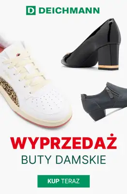 Deichmann - gazetka promocyjna Buty damskie na wyprzedaży od poniedziałku 27.10 do poniedziałku 03.11 Deichmann - gazetka promocyjna Buty damskie na wyprzedaży od poniedziałku 27.10 do poniedziałku 03.11