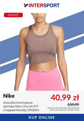 Intersport - gazetka promocyjna Odzież treningowa do -70% od poniedziałku 27.10 do czwartku 06.11 - strona 3 Intersport - gazetka promocyjna Odzież treningowa do -70% od poniedziałku 27.10 do czwartku 06.11 - strona 3